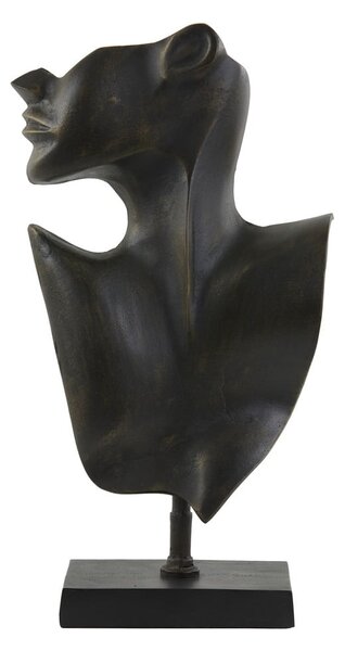 Statuetta in metallo (altezza totale 45 cm) Face – Light & Living