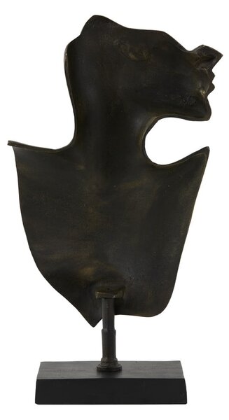 Statuetta in metallo (altezza totale 45 cm) Face – Light & Living