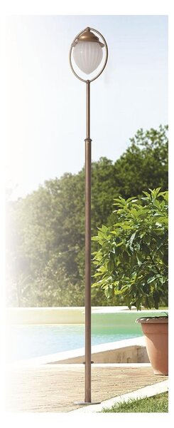 PICO PALO H 210 DA ESTERNO IN OTTONE NATURALE O VERNICIATO IN CORTEN O ANTRACITE