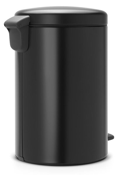 Cestino per la spazzatura nero opaco in acciaio con pedale 20 l NewIcon – Brabantia