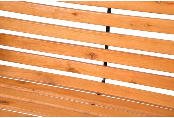 Panchina da giardino in legno con struttura in acciaio Bellevue - Garden Pleasure