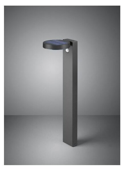 POSADAS PALO DA ESTERNO IP44 AD ENERGIA SOLARE E CON SENSORE DI MOVIMENTO ANTRACITE LED 4,5W