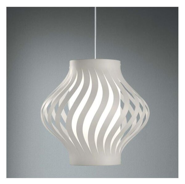 HELIOS SOSPENSIONE DA ESTERNI IP44 IN POLILUX BIANCO DESIGN MODERNO DI LINEA ZERO