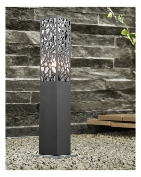 COOPER PALO DA ESTERNI H60 DESIGN MODERNO E ORIGINALE IP44 ANTRACITE ATTACCO E27