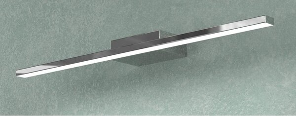 LINE LAMPADA DA SPECCHIO MODERNA BIANCA O CROMO LED 6W LUCE 3000K O 4000K TOP LIGHT