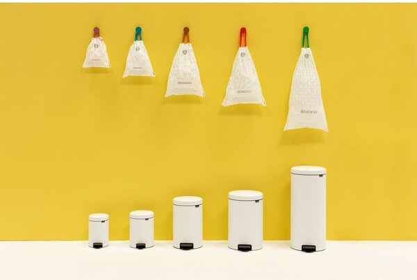 Bidone in acciaio bianco da 30 l NewIcon - Brabantia