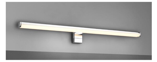 LINO APPLIQUE DA SPECCHIO FINITURA NERA O CROMO IP44 LED 11,5W LUCE 3000K MODERNA LARGHEZZA CM 60