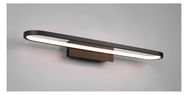 GIANNI LAMPADA DA SPECCHIO LED 22W METALLO NERO O CROMO IP44 LARGHEZZA CM 60 CON INTERRUTTORE