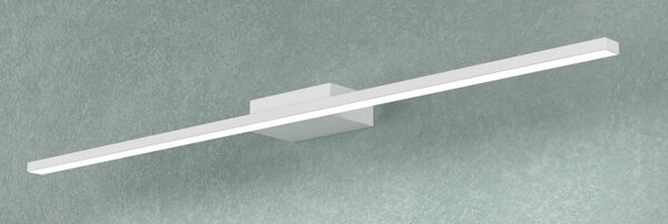 LINE LAMPADA DA SPECCHIO MODERNA BIANCA O CROMO LED 11,2W LUCE 3000K O 4000K TOP LIGHT