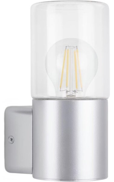 Briloner 320504TF - Applique da esterno 1xE27/12W/230V IP44 argento