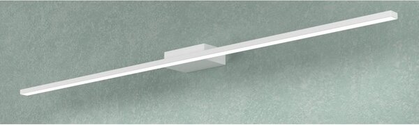 LINE LAMPADA DA SPECCHIO MODERNA BIANCA O CROMO LED 14,4W LUCE 3000K O 4000K TOP LIGHT