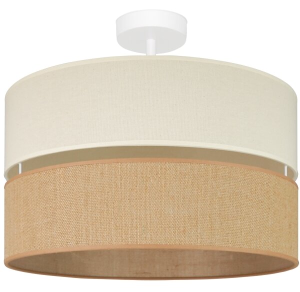 Brilagi - Lampadario a plafone ROYAL YUTE 1xE27/15W/230V diametro 40 cm beige/color crema