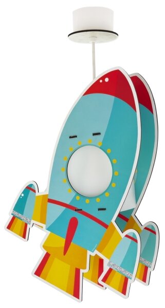Dalber 63357 - Lampadario per bambini ROCKET 1xE27/15W/230V