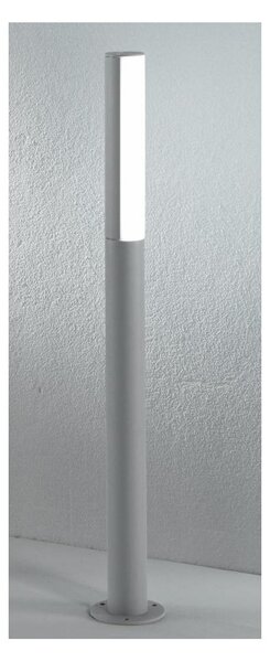 TOMMY PALO PER ESTERNO H90 DA GIARDINO IP44 LED 9W LUCE 4000K BIANCO,SILVER O ANTRACITE MODERNO