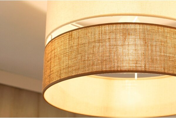 Brilagi - Lampadario a plafone ROYAL YUTE 1xE27/15W/230V diametro 40 cm beige/color crema