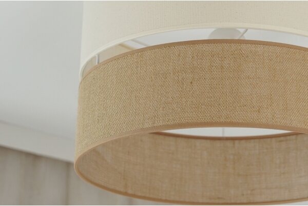 Brilagi - Lampadario a plafone ROYAL YUTE 1xE27/15W/230V diametro 40 cm beige/color crema