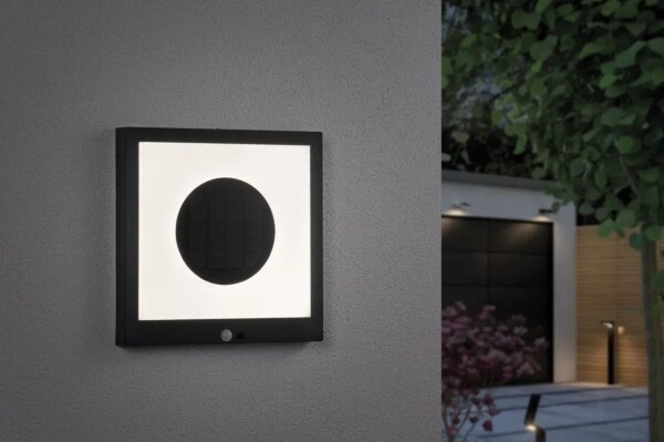 Paulmann 94263 - LED/1,2W IP44 Applique solare con sensore TAIJA 3,7V