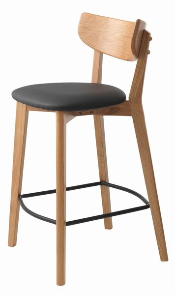 Sedia da bar in legno di quercia Pero - Unique Furniture