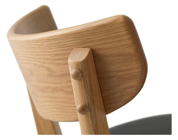 Sedia da bar in legno di quercia Pero - Unique Furniture