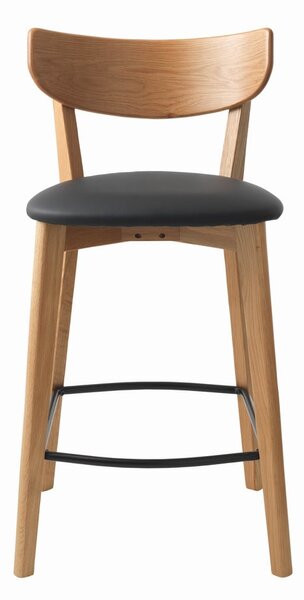 Sedia da bar in legno di quercia Pero - Unique Furniture