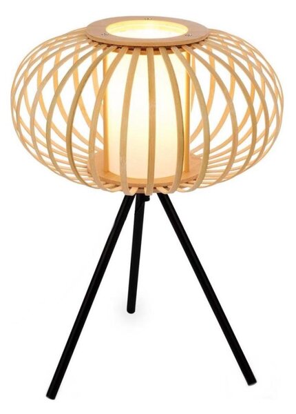 Briloner 7759011 - Lampada da tavolo 1xE27/10W/230V bambù