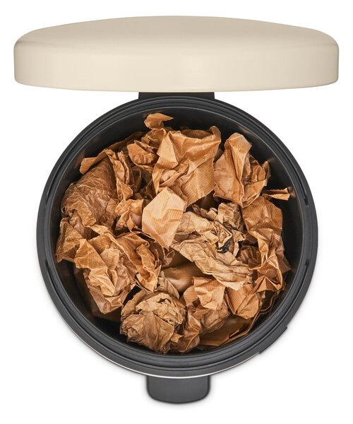 Bidone beige in acciaio 30 l NewIcon - Brabantia