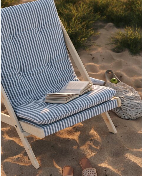 Sedia pieghevole Raw/Beach Blue Boogie - Karup Design