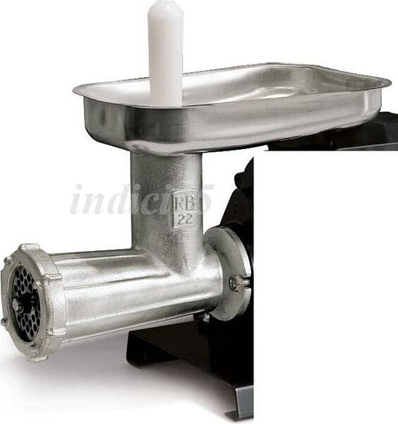 REBER Accessorio Tritacarne N22 Art. 8800 N Lungo-N.22 (Piat.Inox) - 8800 N