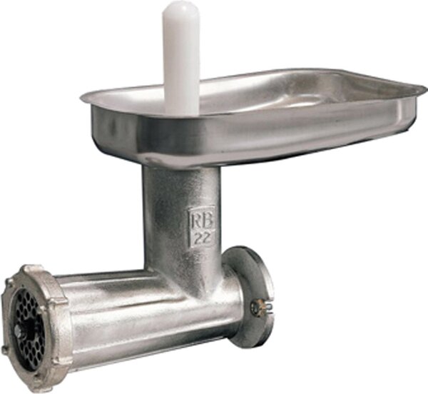 REBER Accessorio Tritacarne N22 Art. 8800 N Lungo-N.22 (Piat.Inox) - 8800 N
