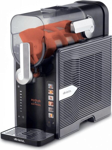 Ariete OUTLET - Macchina per Gelato Gelatiera Capacit Serbatoio 2,6 Litri Potenza 200 Watt Macchina per granite, gelati e frozen drink colore Nero