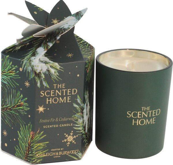 Ashleigh & Burwood London The Scented Home Festive Fir & Cedarwood candela profumata 170 g