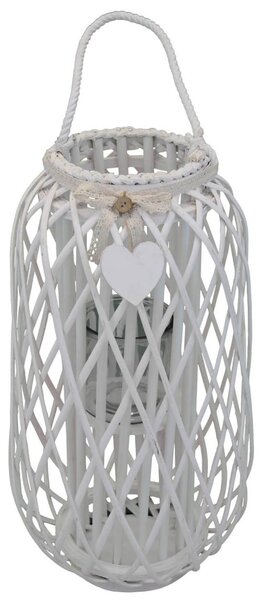 GENEVIEVE - lanterna in vimini tondo 18 x 66 cm