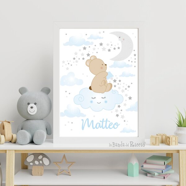 Quadro cameretta Stelle Cadenti Rosa / cm 30x40
