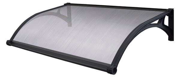LEDDY - pensilina porta ingresso in policarbonato alveolare fotovoltaica con led