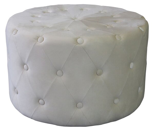 AURA - pouf rotondo in velluto
