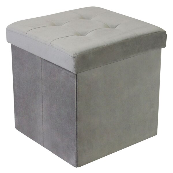 KATI - pouf quadrato in velluto