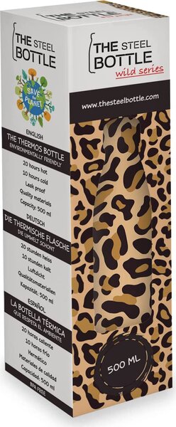 The Steel Bottle Bottiglia termica in Acciaio Inox 500 ml colore Jungle