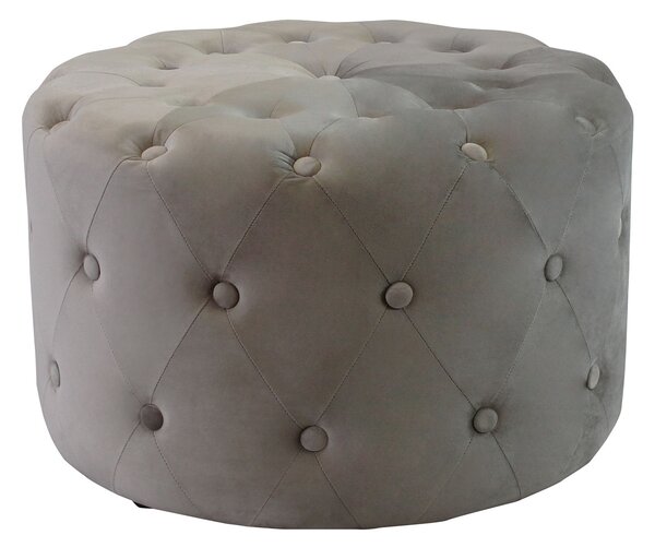 AURA - pouf rotondo in velluto