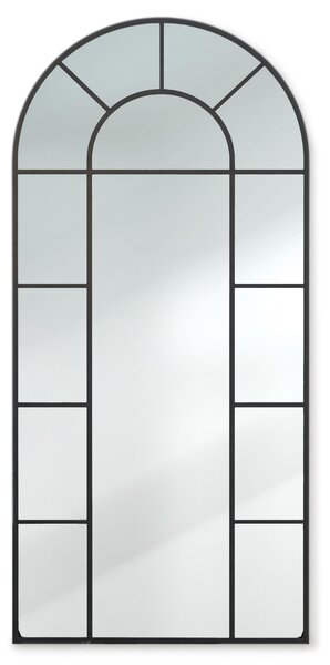 Casa Chic Archway - Specchio a parete dal design francese, cornice in alluminio, 57 x 120 cm