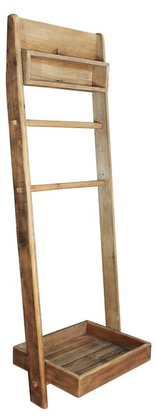 LUKE - scaffale da bagno in pino riciclato
