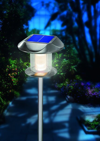 Lampada solare da parete e pavimento SUNNYLIGHT bianco caldo