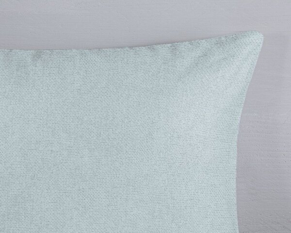 Set copripiumino e federa da bambini bianco/color salvia in flanella per letto singolo 140x200 cm Idun – Good Morning