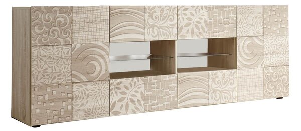 MORI - madia di design moderno 2 ante e 4 cassetti