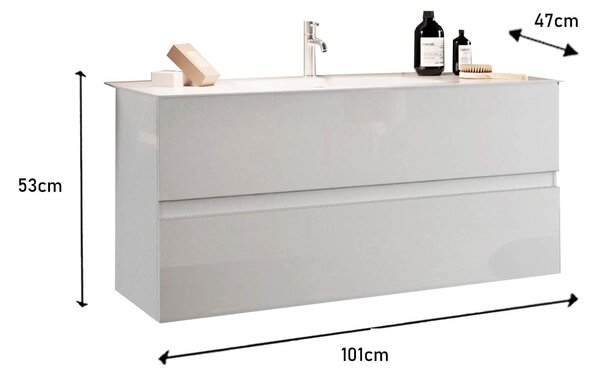 NIO - mobile lavabo sospeso