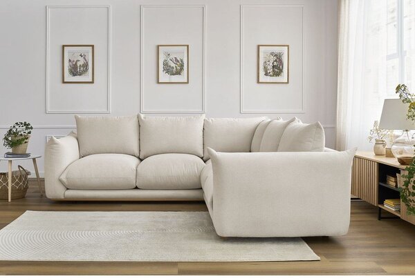 Divano angolare color crema Ernest – Bobochic Paris