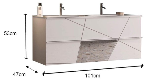 LIA - mobile lavabo sospeso