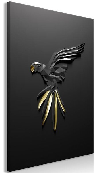 Quadro Black Parrot (1 Part) Vertical