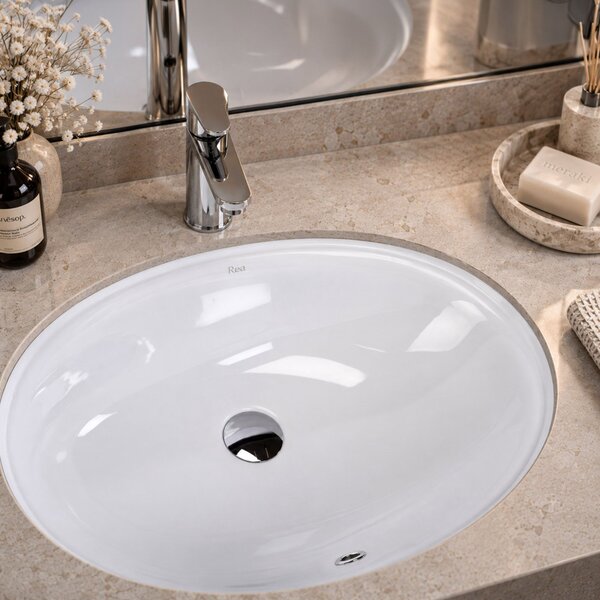 Lavabo sottopiano Rea Niva