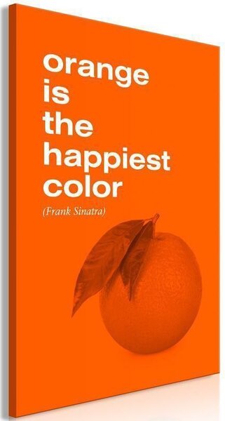 Quadro The Happiest Colour (1 Part) Vertical