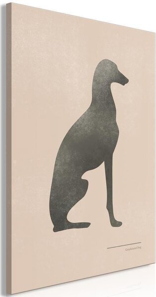 Quadro Calm Greyhound (1 Part) Vertical